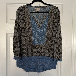 Lucky Brand  Patterned Women's Top